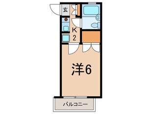 洗足フラッツの物件間取画像